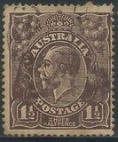 [King George V - Different Watermark, type B21]