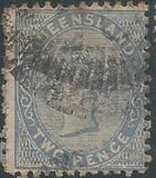 [Queen Victoria - New Drawings. White Line on Left side of Neck, type F11]