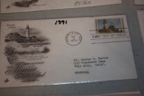 [The 150th Anniversary of Maine Statehood - Lighthouse Painting, Tipo AFF]
