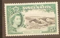 [Queen Elizabeth II and Views of Ascension, type AI]