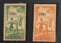[Health Stamps of 1940 Overprinted "1941", タイプ DI]