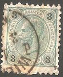 [Emperor Franz Josef I, 1830-1916 - Granite Paper. Numerals in Black, type N2]