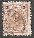 [Emperor Franz Josef I, 1830-1916 - Granite Paper. Numerals in Black, type N1]