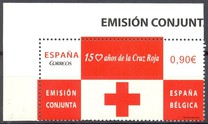 [The 150th Anniversary of the International Red Cross - Joint Issue with Belgium, Tip GDA]
