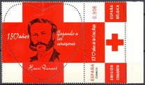 [The 150th Anniversary of the International Red Cross - Joint Issue with Belgium, Tip GDA]