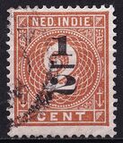 [Numeral Stamps of 1883 Surcharged, type C7]
