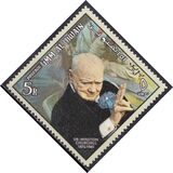 [The 1st Anniversary of the Death of Winston Churchill, 1874-1965, ประเภท BW]