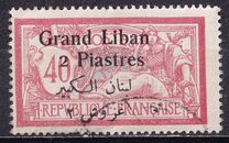 [French Postage Stamps Surcharged & Overprinted in French & Arabic, type D10]
