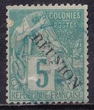 [French Colonies Postage Stamps Overprinted "REUNION", type F3]