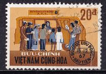 [Vietnamese Mobile Post Offices System and the 2nd Anniversary of Mobile Post Office in South Vietnam, type EZ]