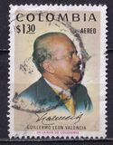[Airmail - President Guillermo Leon Valencia Commemoration, 1909-1971, tip AKG]