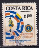 [Airmail - The 20th Anniversary of "20-30" Youth Clubs in Costa Rica, type VF]