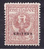 [Italian Postage Stamps Overprinted "ERITREA", Typ V1]
