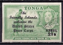 [Airmail - Arrival of U.S. Peace Corps in Tonga, type FS]
