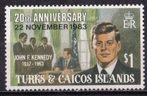 [The 20th Anniversary of the Death of John F. Kennedy, U.S. President, 1917-1963, タイプ SC1]