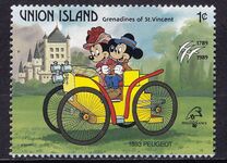 [The 200th Anniversary of the French Revolution; International Philatelic Exhibition PHILEXFRANCE '89 - Paris - Walt Disney Characters, type IL]