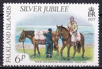 [The 25th Anniversary of Regency of Queen Elizabeth II, typ FV]