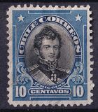 [Presidenti e celebrità - Scritta "CHILE CORREOS" - Tipografia: American Bank Note Co., Scrivi AO1]
