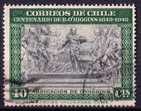 [The 100th Anniversary of the Death of Bernardo O'Higgins, 1778-1842, тип EX]