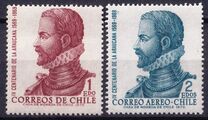 [The 400th Anniversary of "La Araucana", Epic Poem by de Ercilla y Zuniga, 1969, نوع TH]