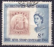 [The 100th Anniversary of the Nevis Stamp, tip AF]