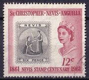 [The 100th Anniversary of the Nevis Stamp, tip AG]