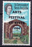 [No. 42 & 49 Overprinted "ARTS FESTIVAL ST KITTS, 1964", प्रकार AZ]