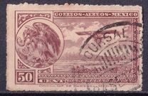 [Airmail - Coat of Arms & Plane, Rouletted Perforation, type ER14]
