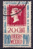 [I Centenario de la primera emisión mundial de sellos. , tipo ABA3]