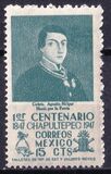 [Portraits of "Child Heroes" etc. Inscribed "1er CENTENARIO CHAPULTEPEC ("CHURUBUSCO" or "MOLINO DEL REY") 1847-1947", type AEV]