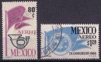 [Airmail - The 9th Postal Union of Americas and Spain Congress, Mexico City, тип AOZ]