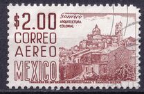 [Serie "México". Filigrana F. Aéreos. Tipos de 1950, tipo ALU]