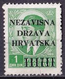 [Yugoslavia Postage Stamps Overprinted in Black - King Peter II, type A]