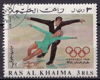 [Airmail - Winter Olympic Games - Grenoble, France, Tüüp FV1]