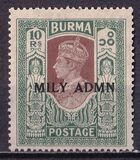 [No. 19-34 Overprinted "MILY ADMIN" in 2 Types, type N7]