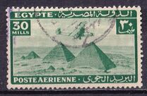 [Airmail - Airplane over Pyramids of Giza, type BK24]
