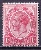 [Re George V  - Filigrana: Testa di antilope - Stampatore: De La Rue & Co. Ltd., Scrivi B4]