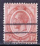 [Re George V  - Filigrana: Testa di antilope - Stampatore: De La Rue & Co. Ltd., Scrivi B7]
