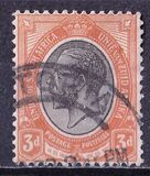 [Re George V  - Filigrana: Testa di antilope - Stampatore: De La Rue & Co. Ltd., Scrivi B12]