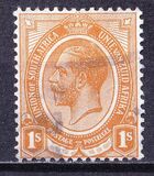 [Re George V  - Filigrana: Testa di antilope - Stampatore: De La Rue & Co. Ltd., Scrivi B16]