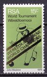 [South Africa's Victory in World Bowls Championships - Overprinted "WERELDKAMPIOENE - WORLD CHAMPIONS" - Fluorescent Paper, type ON1]