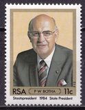 [Inauguration of President Botha, type UW]