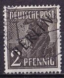 [BERLIN in Black Overprint on "Allied Occupation Zone" Stamps, type A]