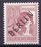 [BERLIN in Black Overprint on "Allied Occupation Zone" Stamps, type A13]