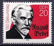 [The 150th Anniversary of the Birth of August Bebel, type DGG]