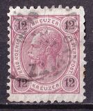 [Emperor Franz Josef I, 1830-1916 - Granite Paper. Numerals in Black, Tüüp N5]