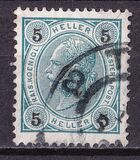 [Emperor Franz Josef I, 1830-1916 - Value in "Heller" Without Varnish Bars, Numerals in Black, type N23]