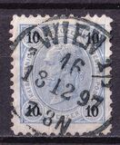 [Emperor Franz Josef I, 1830-1916 - Granite Paper. Numerals in Black, Tüüp N4]