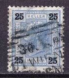 [Emperor Franz Josef I, 1830-1916 - Value in "Heller" - Without Varnish Bars, Numerals in Black, प्रकार Q7]