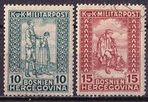 [Charity Stamps - Colored Numerals, type ABW1]